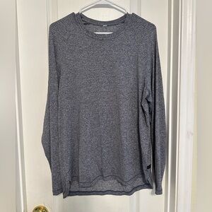 Men's Gray Long Sleeve Shirt